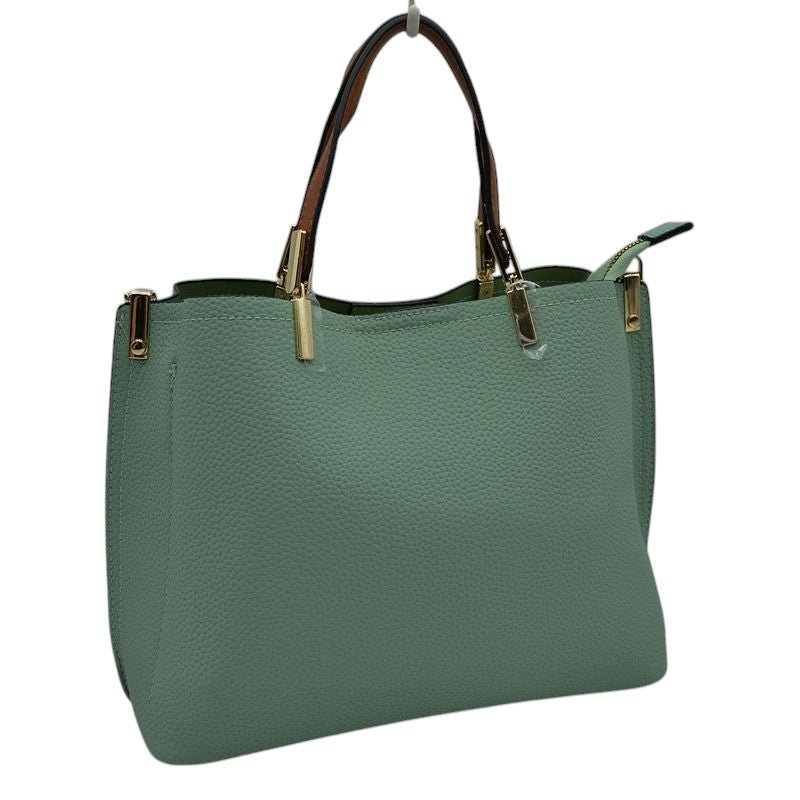 Simpler Times Bucket Crossbody Bags For Women. A great everyday casual shoulder bag composed of Faux leather. A simple design with subtle gold hardware details on the closure. Magnetic snap closure for an inner zipper pouch opening spacious to hold your phone, wallet, and other essentials securely.