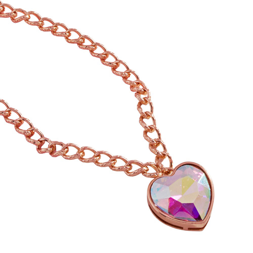 AB Gold Heart Stone Pendant Necklace is crafted from genuine sterling silver and features a statement-making heart stone centerpiece. The pendant comes with a delicate chain that can be customized for a nice fit which makes it perfect for any occasion. This is the perfect gift for someone special!