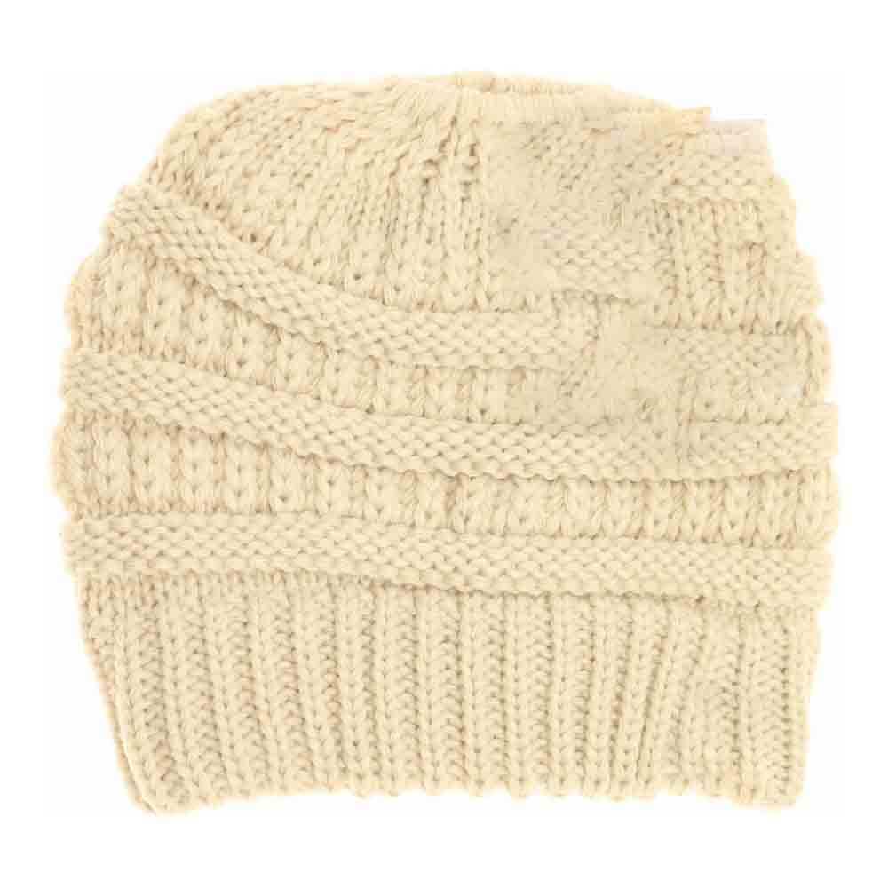 Beige Kids Solid Classic CC Beanie Tail combines timeless style with practical comfort. Designed with a soft, durable fabric, it provides warmth while allowing a ponytail or bun to fit through the open tail hole comfortably. Ideal for active children, this beanie ensures a secure and cozy fit during outdoor activities in cooler weather. Its solid color and classic design make it versatile for everyday wear or layering under helmets and hoods.