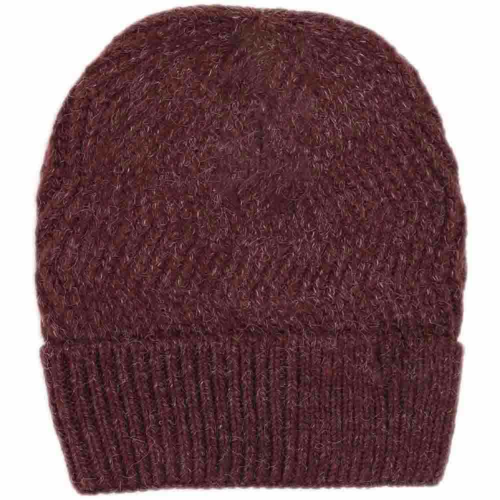 C.C Chevron Knitted Beanie With Cuff Hat