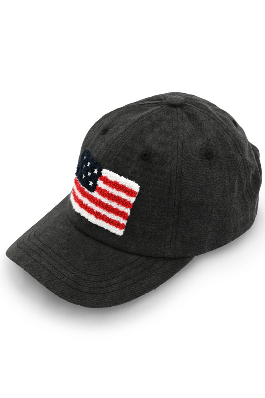 Black C.C American Flag Chenille Patch Baseball Cap is a great accessory for patriotic individuals. The chenille patch adds a stylish and unique touch to the classic baseball cap design. Made with durable materials, it provides both comfort and durability. Show off your American pride with this cap.