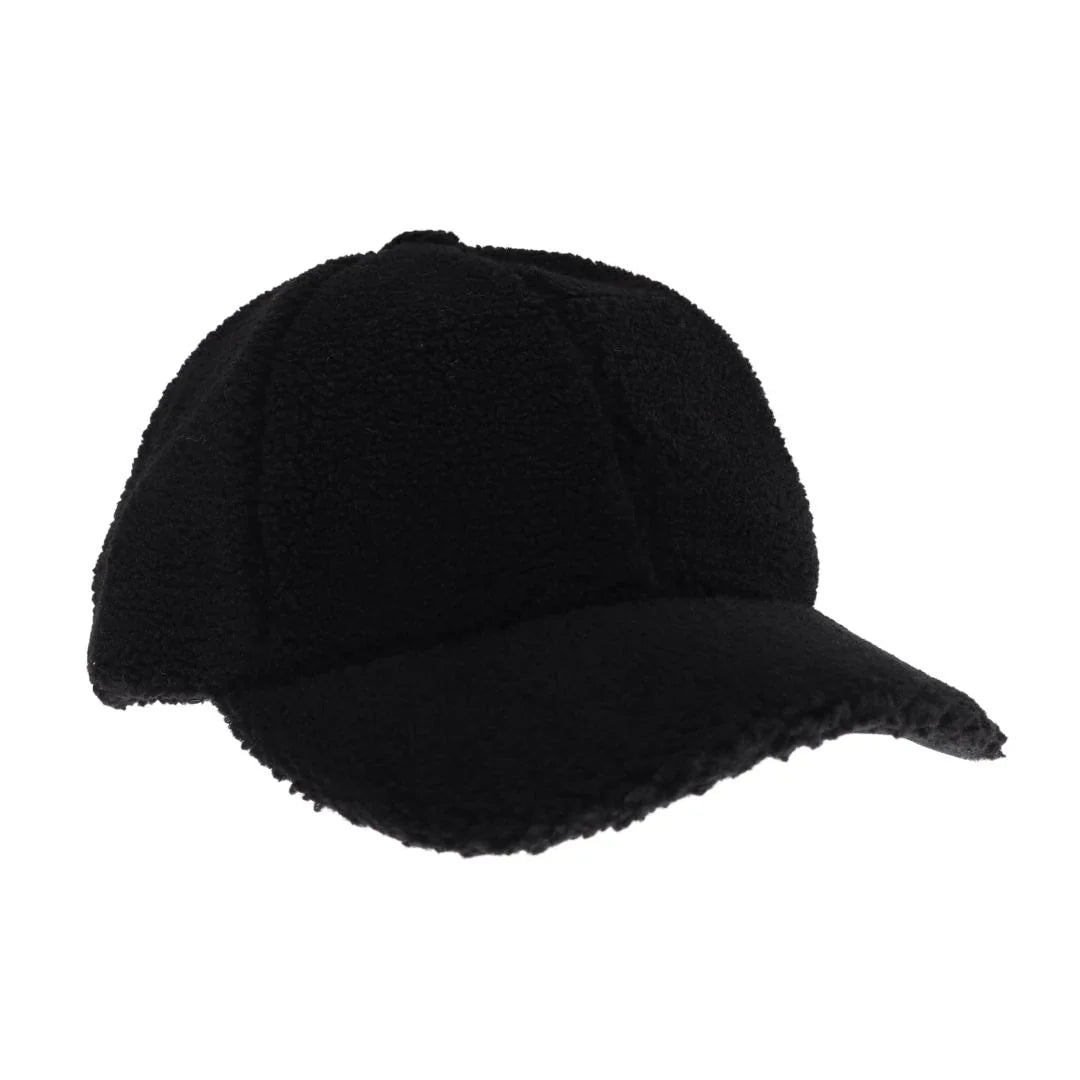 Black C.C SOLID WINTER BASEBALL CAP is the perfect accessory for the upcoming winter season. Made with high-quality materials, it will keep your head warm and protected from the cold weather. With its solid colour design, it is versatile and can easily match any outfit. Stay stylish and cosy with this must-have cap.