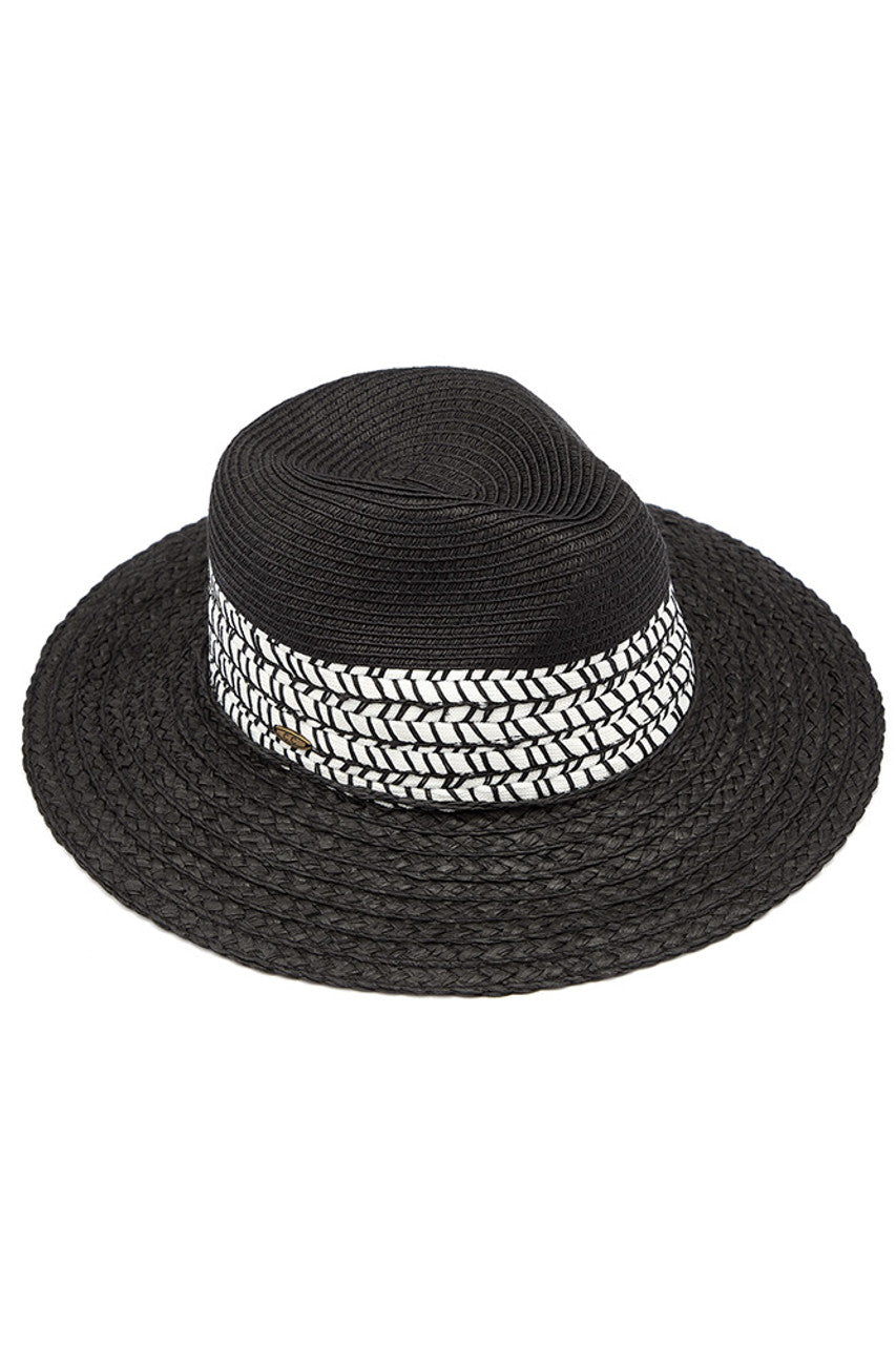 Black-C.C Sun Hat provides superior sun protection with its wide brim and built-in UPF rating. Made with lightweight, breathable materials, it offers both comfort and style. Perfect for any outdoor activity, this hat is a must-have for any summer wardrobe.