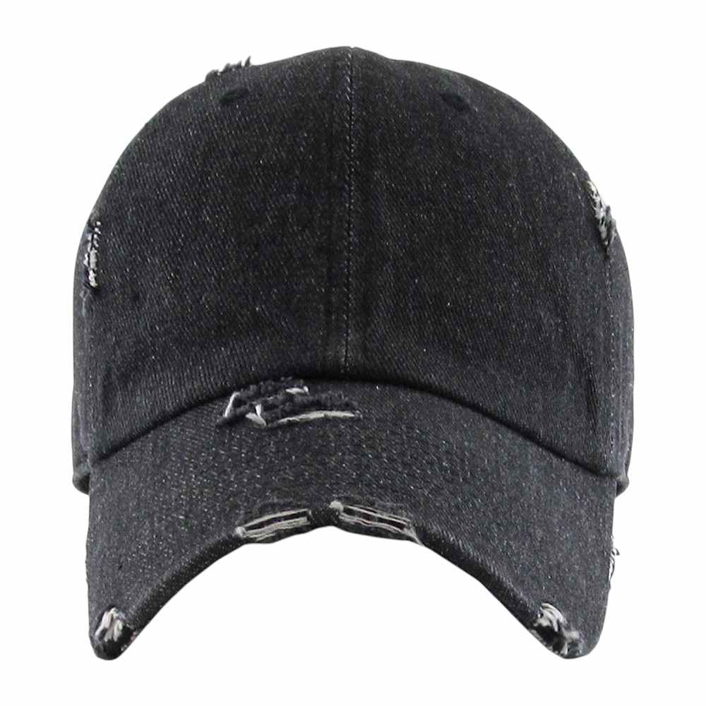 Black Denim Solid Vintage Baseball Cap blends classic design with expert craftsmanship for a refined, durable accessory. Made from high-quality materials, it ensures a comfortable, secure fit suitable for daily wear. Its minimalist, solid color design complements a range of styles, while the vintage finish adds subtle character. Perfect for those seeking both timeless appeal and reliable performance in a baseball cap.