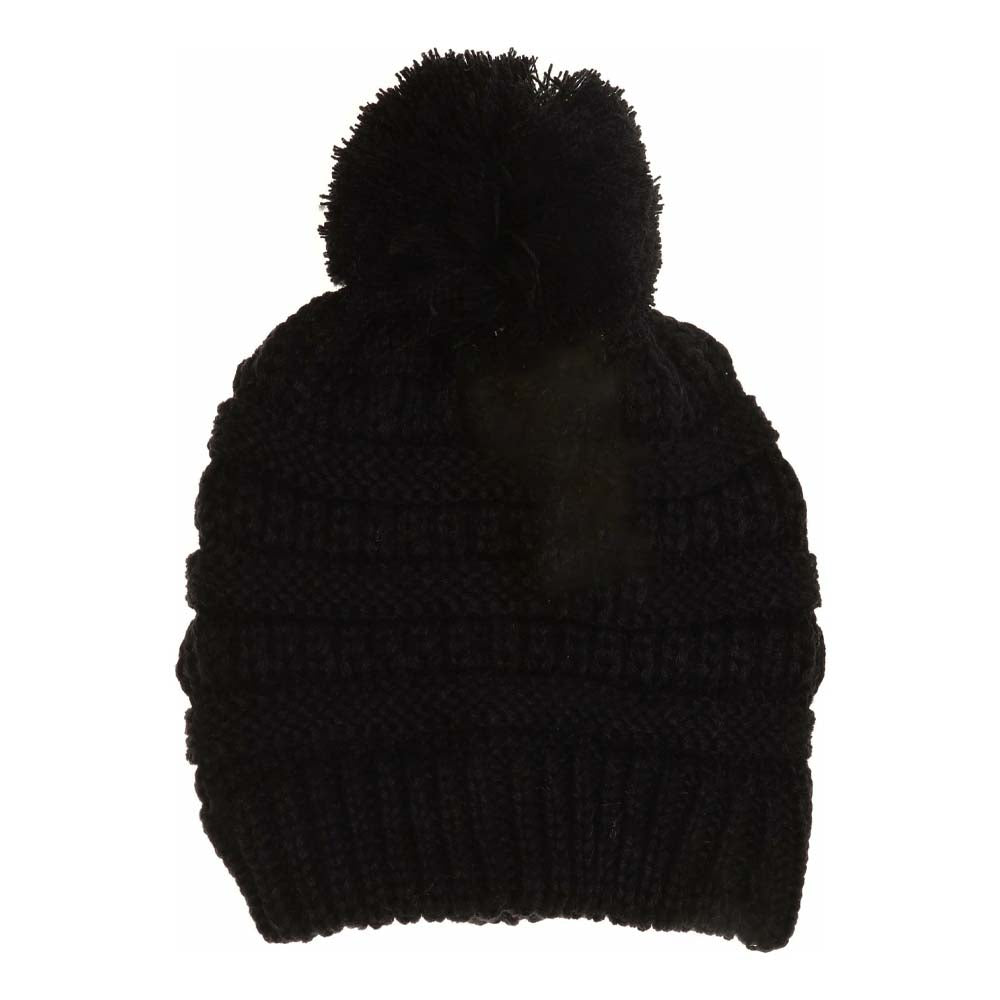 Black Kids Solid Pom CC Beanies offer expert-level protection against cold weather with a focus on comfort and durability. Made from soft, insulating materials, they provide effective warmth while maintaining breathability. The solid color design ensures versatility, and the classic pom adds a playful yet refined detail. Tailored to fit securely on children’s heads, these beanies deliver reliable comfort for all outdoor activities in cooler temperatures