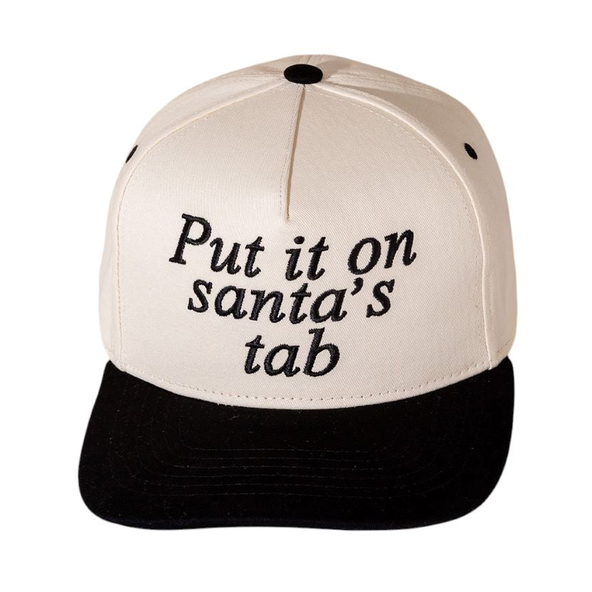 Add festive humor to your look with the Put It on Santa’s Tab baseball cap, a playful embroidered hat perfect for holiday parties, casual outings, or gifting. A fun seasonal accessory that spreads cheer while keeping your style relaxed and trendy.