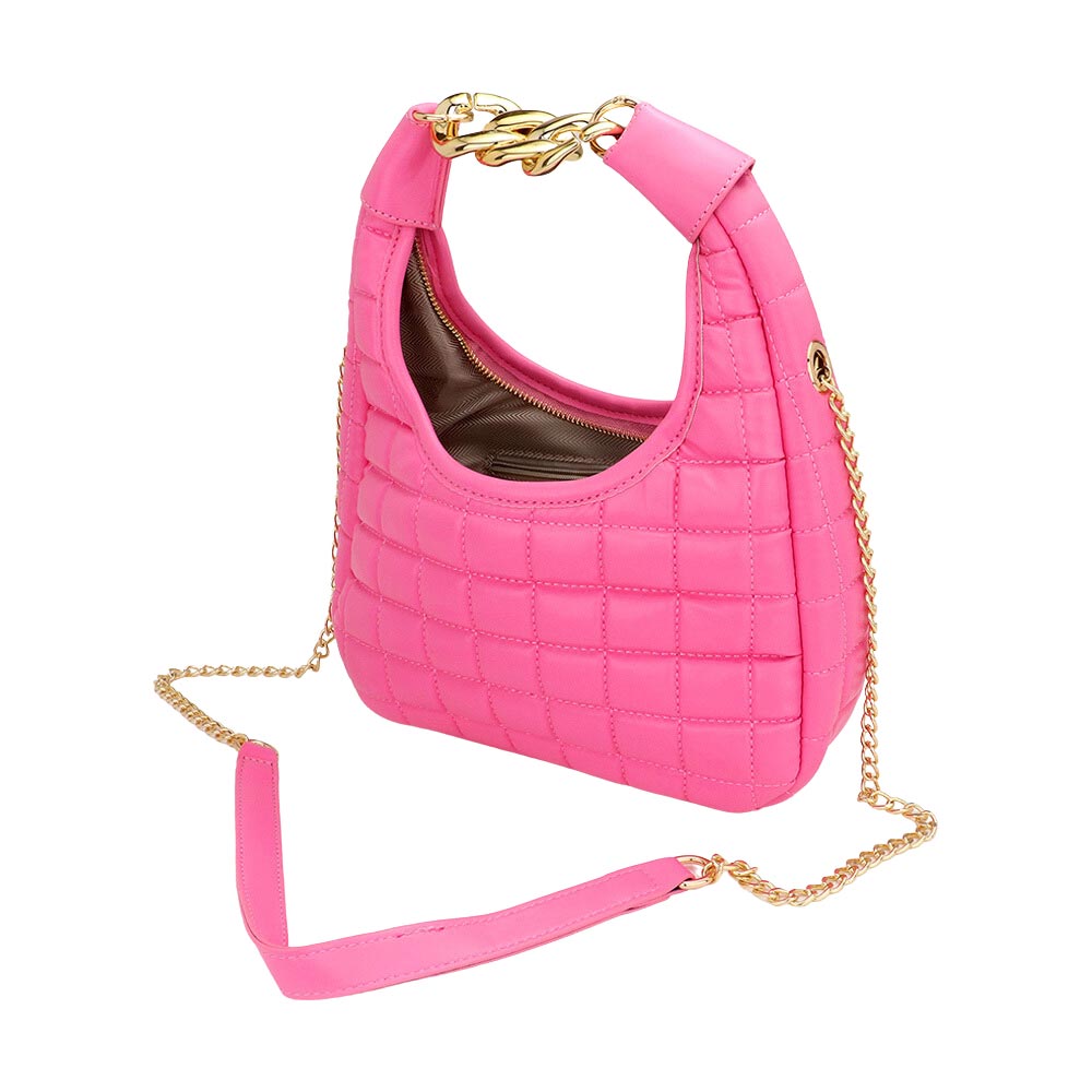 Black Quilted Soft Tote Crossbody Bag, the interior has enough capacity for keys, phones, cards, sunglasses, purses, lipsticks, books, and water bottles. A wonderful gift for your lover, family, and friends. Perfect for traveling, beach, parties, shopping, camping, dating, and other outdoor activities in daily life.