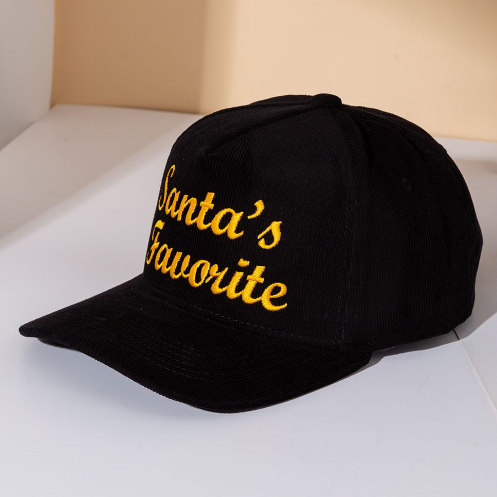 Fun holiday cap embroidered with the playful phrase “Santa’s Favorite.” A festive accessory for Christmas parties, family gatherings, or seasonal outfits. Adjustable fit makes it comfortable for all-day wear and a perfect novelty gift to spread cheer and show holiday spirit in a bold, fun way.