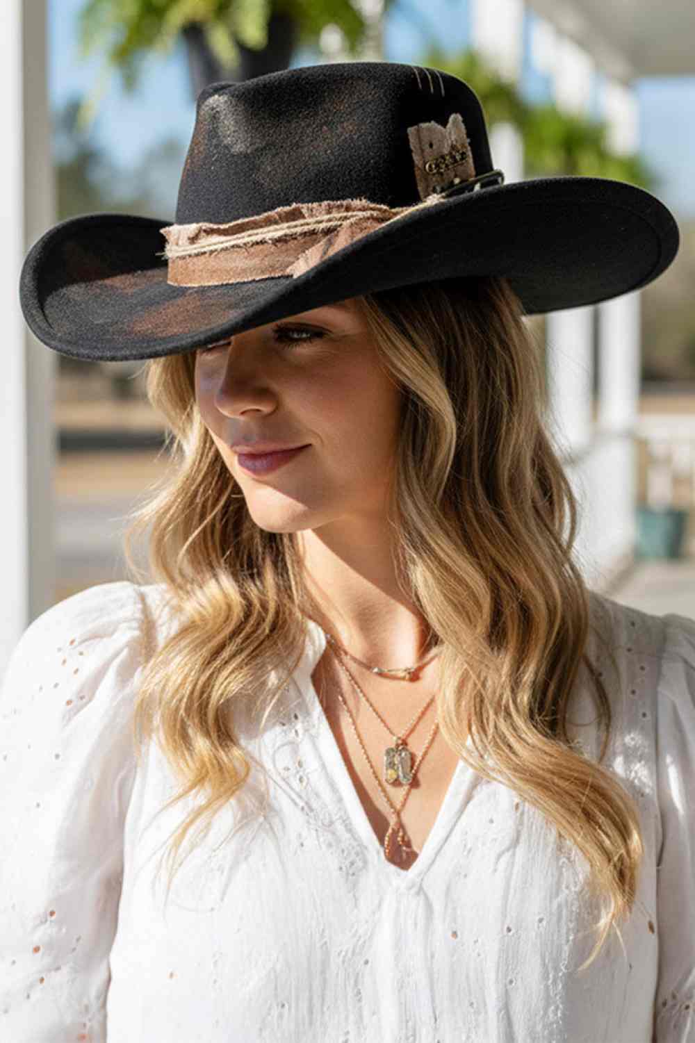 Black Two iconic looks, one hat! This Cowboy Hat's flexible brim allows for effortless shaping, letting you wear it as a classic cowboy hat or style it as a contemporary fedora.