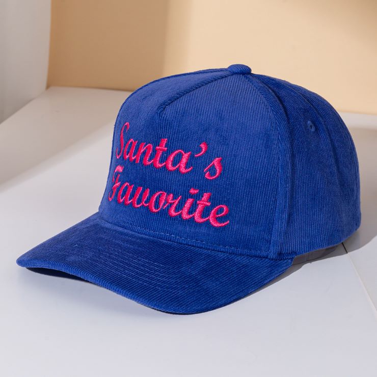 Fun holiday cap embroidered with the playful phrase “Santa’s Favorite.” A festive accessory for Christmas parties, family gatherings, or seasonal outfits. Adjustable fit makes it comfortable for all-day wear and a perfect novelty gift to spread cheer and show holiday spirit in a bold, fun way.