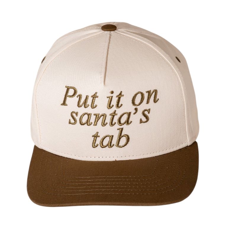 Add festive humor to your look with the Put It on Santa’s Tab baseball cap, a playful embroidered hat perfect for holiday parties, casual outings, or gifting. A fun seasonal accessory that spreads cheer while keeping your style relaxed and trendy.
