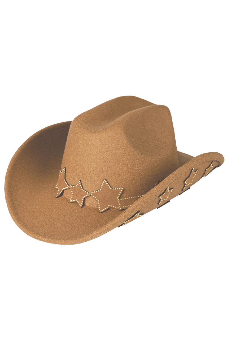 Camel C.C Star Embellishment Cowboy Hat is a stylish and practical accessory. Made with high-quality materials, it offers both durability and comfort. With its unique star embellishment, it adds a touch of personality to any outfit. Keep the sun out of your eyes while looking effortlessly chic.