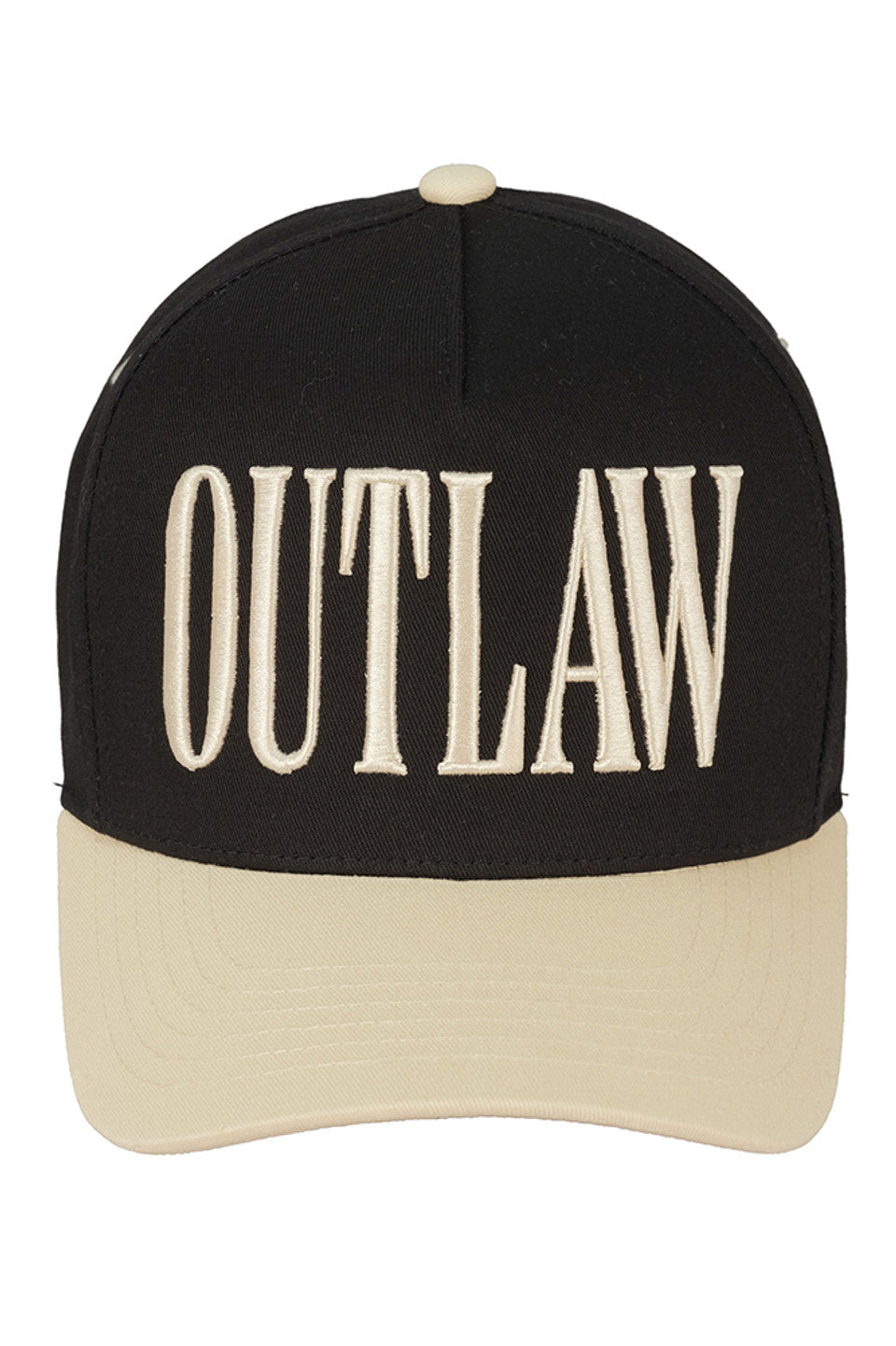Cream C.C OUTLAW Embroidered Two Tone Trucker Cap combines classic style with durable construction. Featuring a distinctive two-tone design and detailed embroidery, this cap offers both visual appeal and comfort. Its breathable mesh back ensures ventilation, making it ideal for all-day wear. Perfect for casual outings or outdoor activities, this trucker cap provides a reliable fit and timeless look.