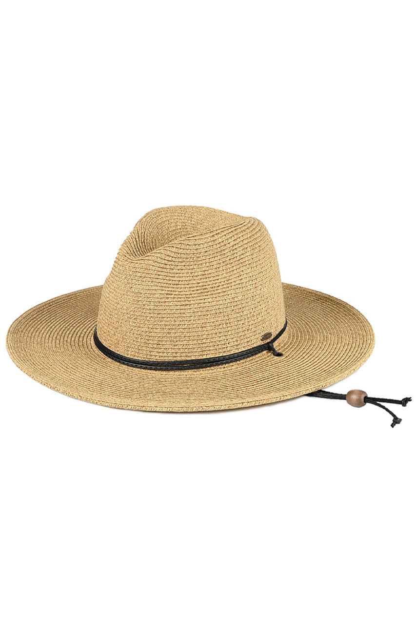 Dark Natural C.C Panama Sun Hat is the perfect addition to your summer wardrobe. Made with quality materials, this hat provides excellent sun protection and a touch of style. Keep cool and protected while looking fashionable with the C.C Panama Sun Hat.