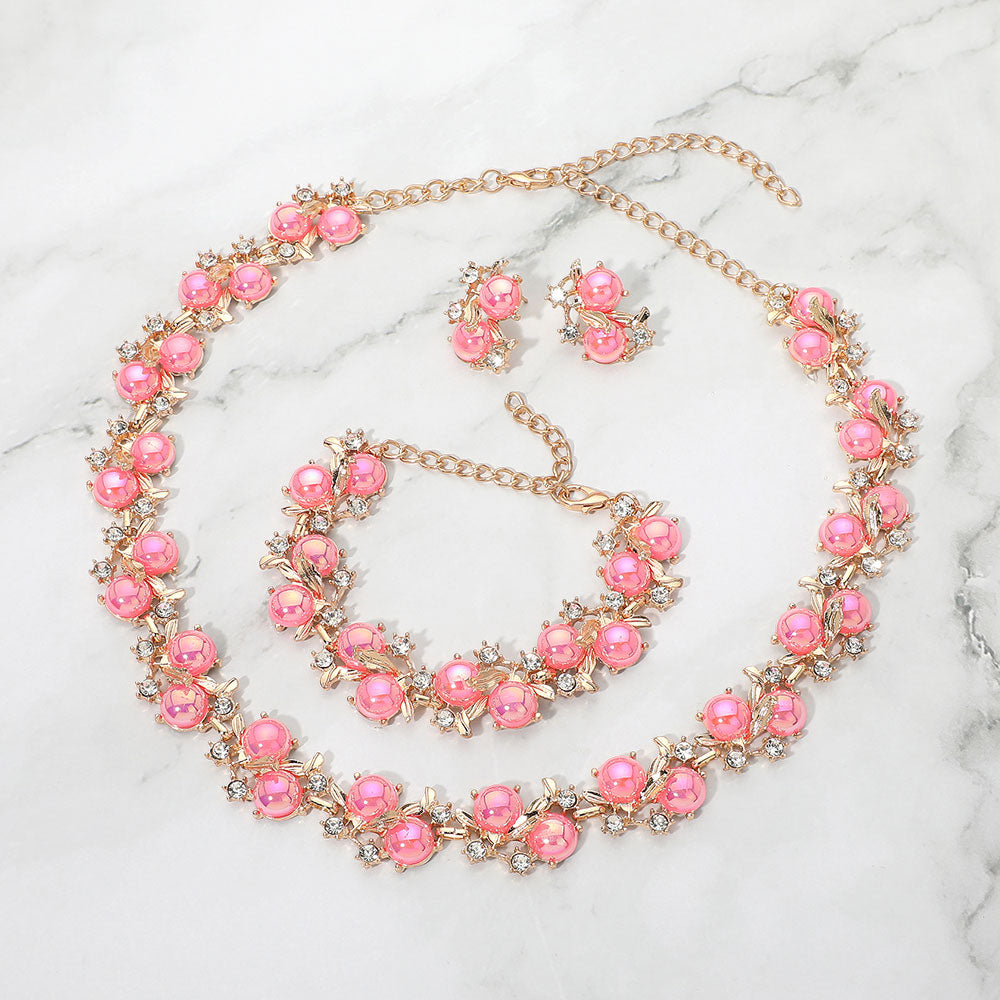 Madeline Love Fuchsia, Gold