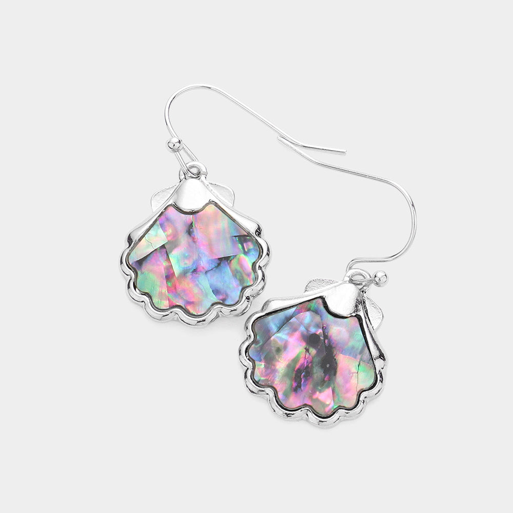 Abalone Abalone Shell Dangle Earrings