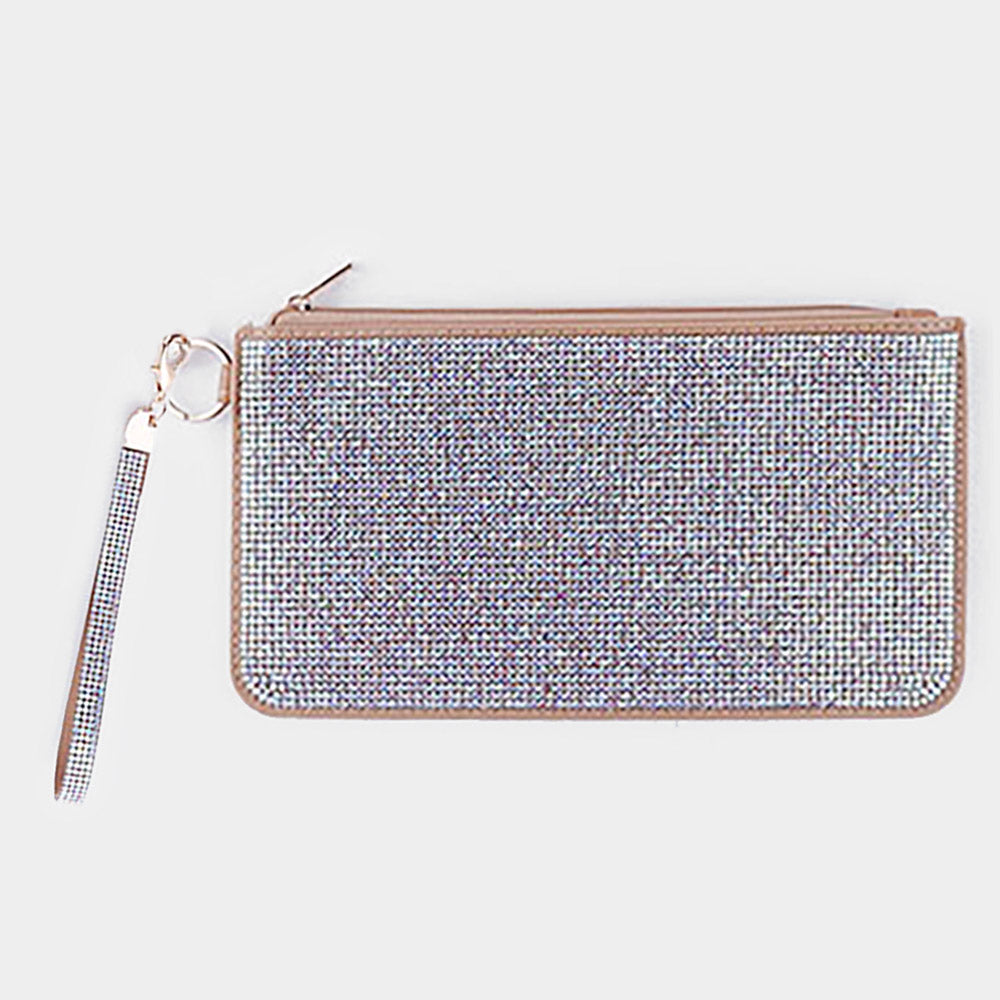 Madeline Love AB Double Sided Bling Wristlet Wallet/Clutch Bag - Bags & Wallets