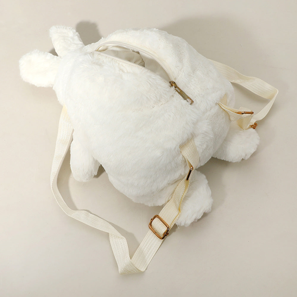 Madeline Love White Kids Rabbit Plush Doll Backpack Bag - Bags & Wallets - extra