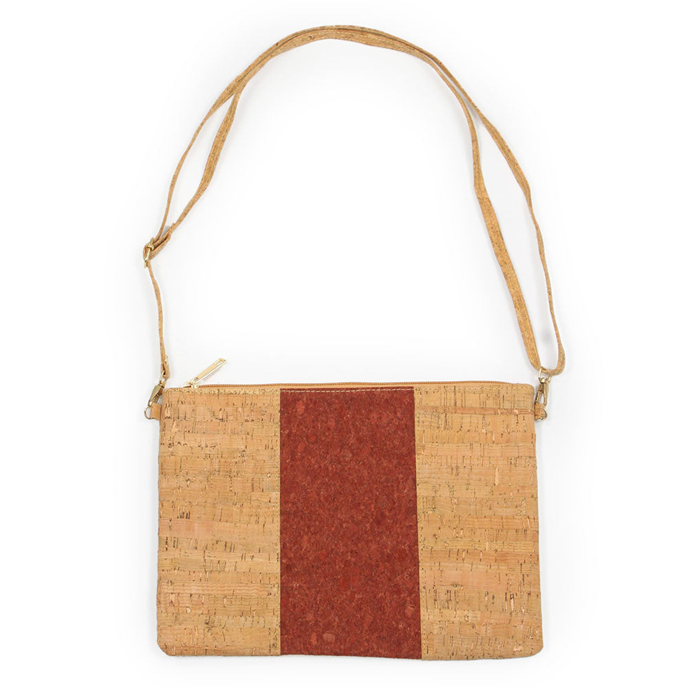 Madeline Love Red Color Block Cork Crossbody Bag - Bags & Wallets - extra