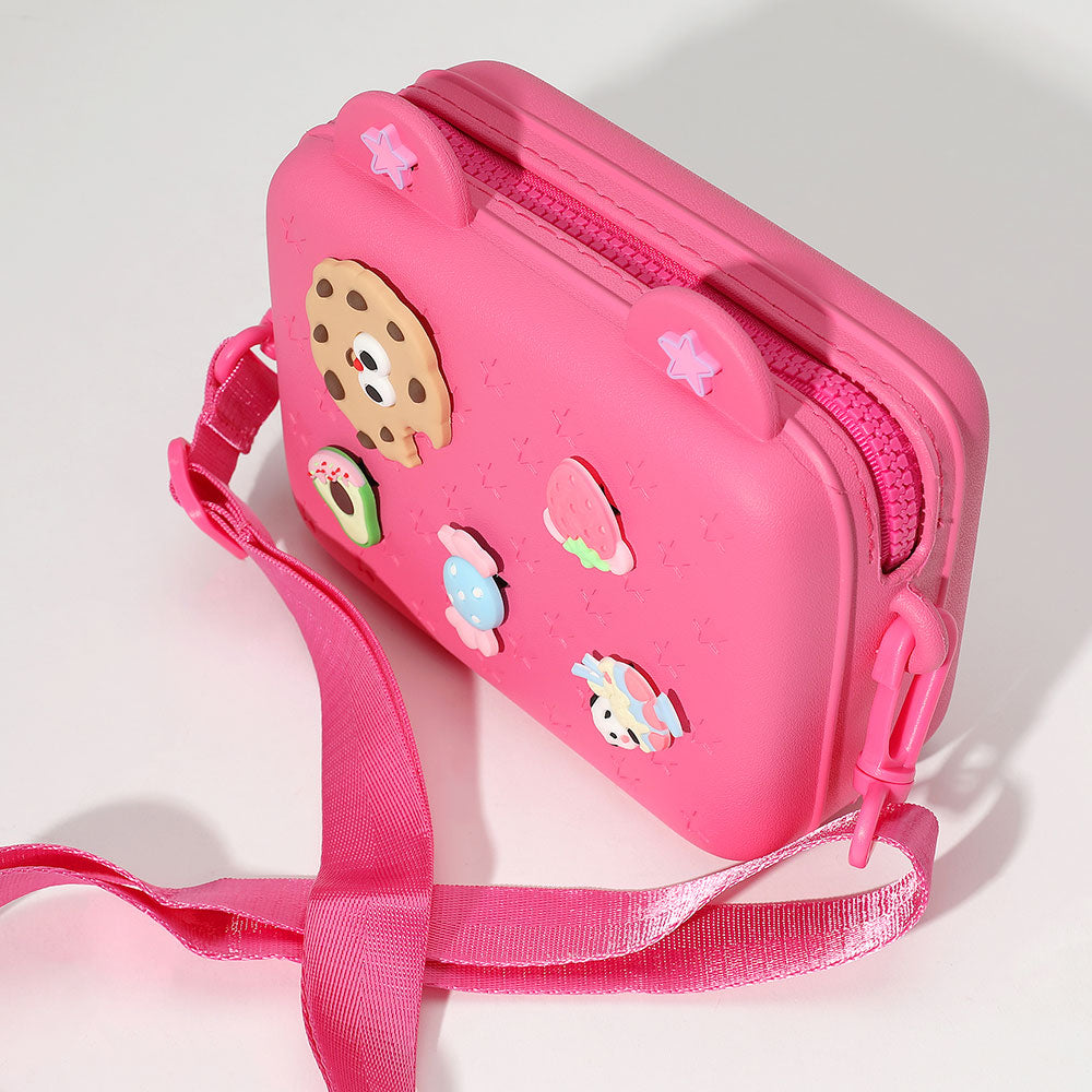 Madeline Love Fuchsia HOT FOCUS - Kids Fun Charm Crossbody Bag - Bags & Wallets - extra