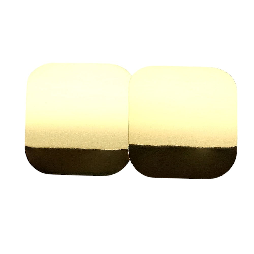 Stainless Steel Square Domed Stud Earrings - Assorted - Earrings