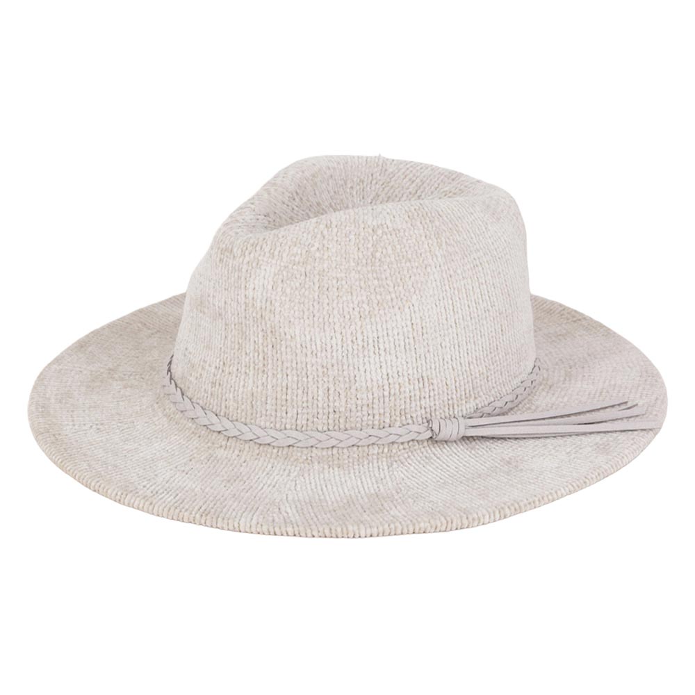 Gray Solid Knit Panama Hat, a beautiful & comfortable Panama hat is suitable for summer wear to amp up your beauty & make you more comfortable everywhere. Perfect for keeping the sun off your face, neck, and shoulders. It's an excellent gift item for your friends & family or loved ones this summer.