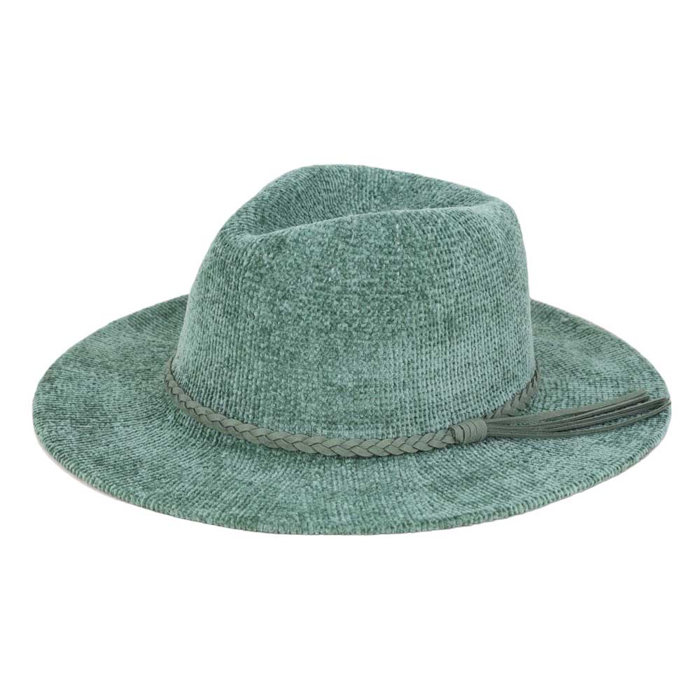 Green Solid Knit Panama Hat, a beautiful & comfortable Panama hat is suitable for summer wear to amp up your beauty & make you more comfortable everywhere. Perfect for keeping the sun off your face, neck, and shoulders. It's an excellent gift item for your friends & family or loved ones this summer.