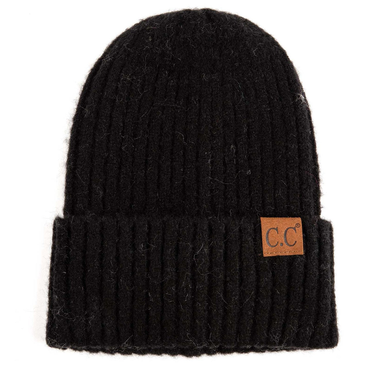 C.C Ribbed Knit Beanie