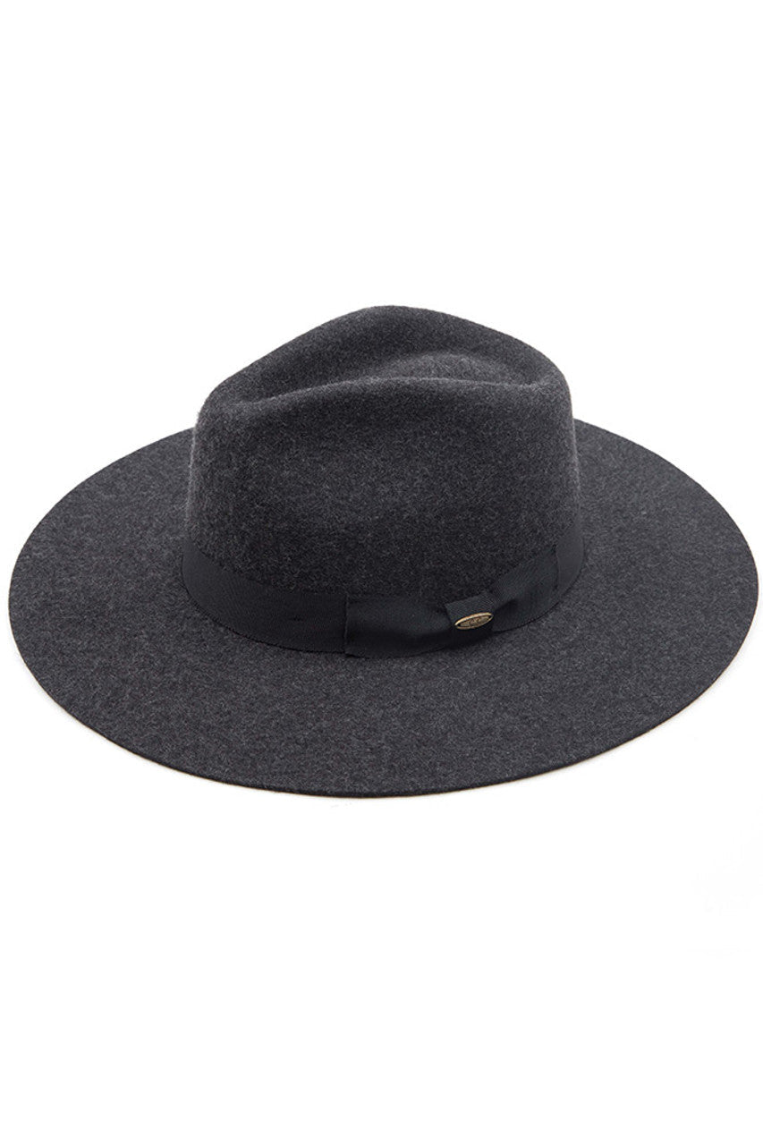 Heather Dark Gray C.C. Wool Felt Brim Hat is a must-have accessory for any fashion-forward individual. Made with high-quality wool felt, it is both stylish and functional. The brim provides excellent sun protection while the soft material keeps you warm in colder weather. Elevate your style with this timeless piece.