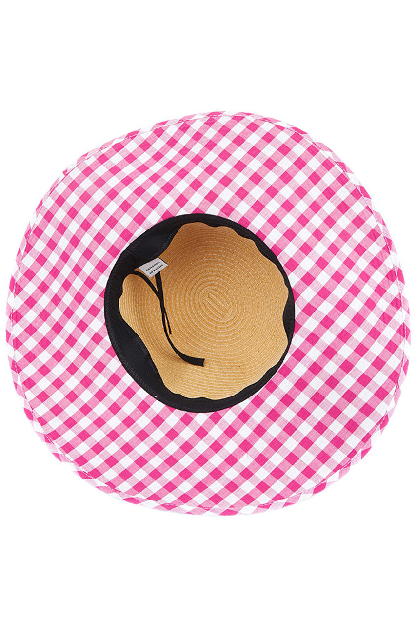 Hot Pink C.C SUN HAT is a must-have for sun protection. Made with high-quality materials, this hat provides UPF 50+ protection to shield you from harmful UV rays. With its stylish design, it's perfect for outdoor activities and everyday wear. Stay safe and fashionable with the C.C SUN HAT.