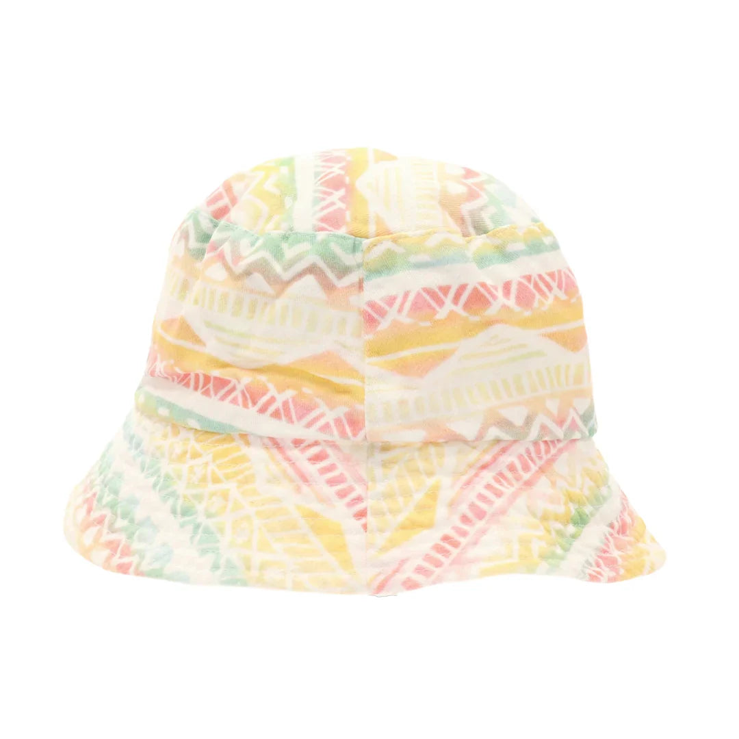 Ivory C.C Aztec Patterned Abstract Print Reversible Shiny Rain Bucket Hat; this rain hat is snug on the head and works well to keep rain off the head, out of the eyes, and also the back of neck. Wear it to lend a modern liveliness above a raincoat on trans-seasonal days in the city. Perfect Gift for fashion-forward friend