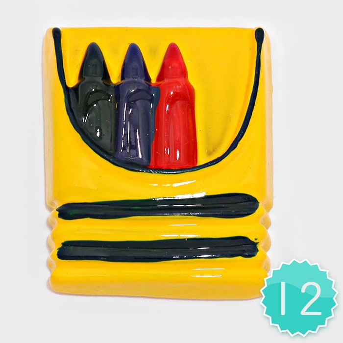 Madeline Love Multi 12 PCS - Crayon Resin Cabochons - Jewelry