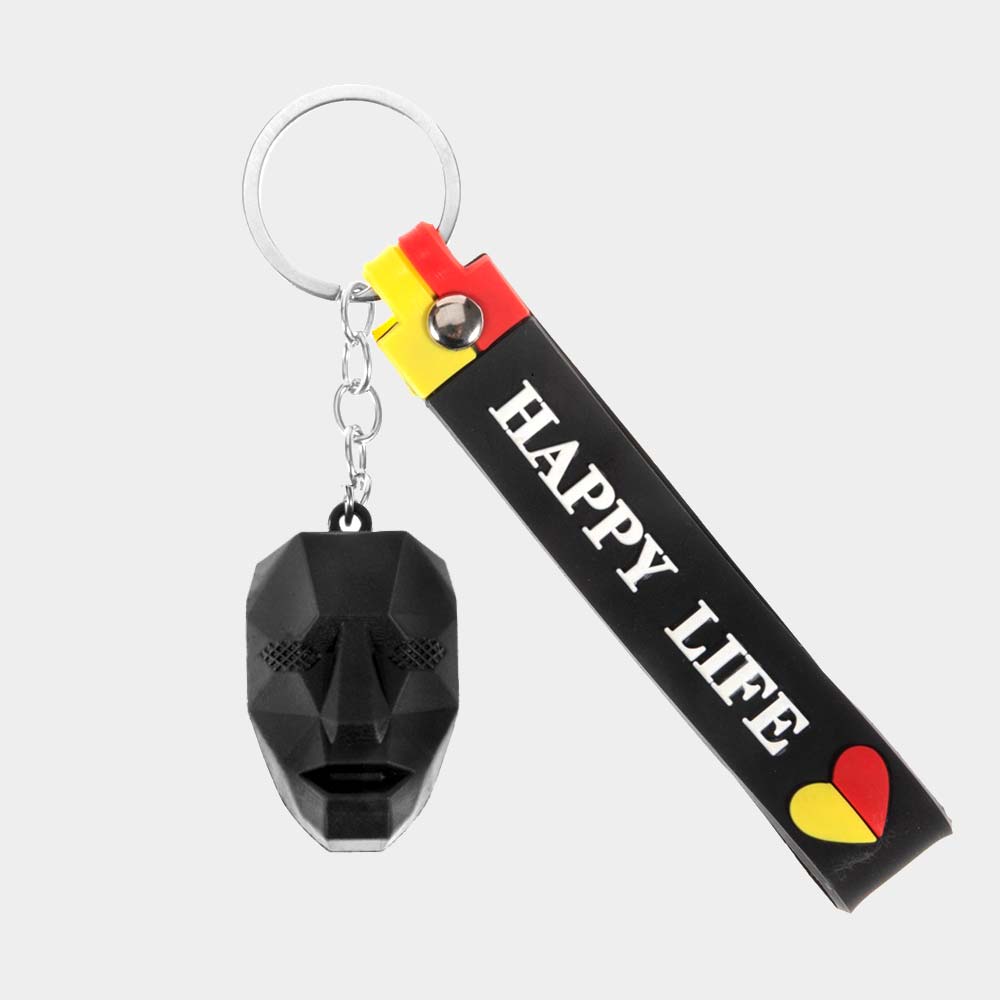 Madeline Love Black Dropped Squid Game The Boss Keychain - Jewelry