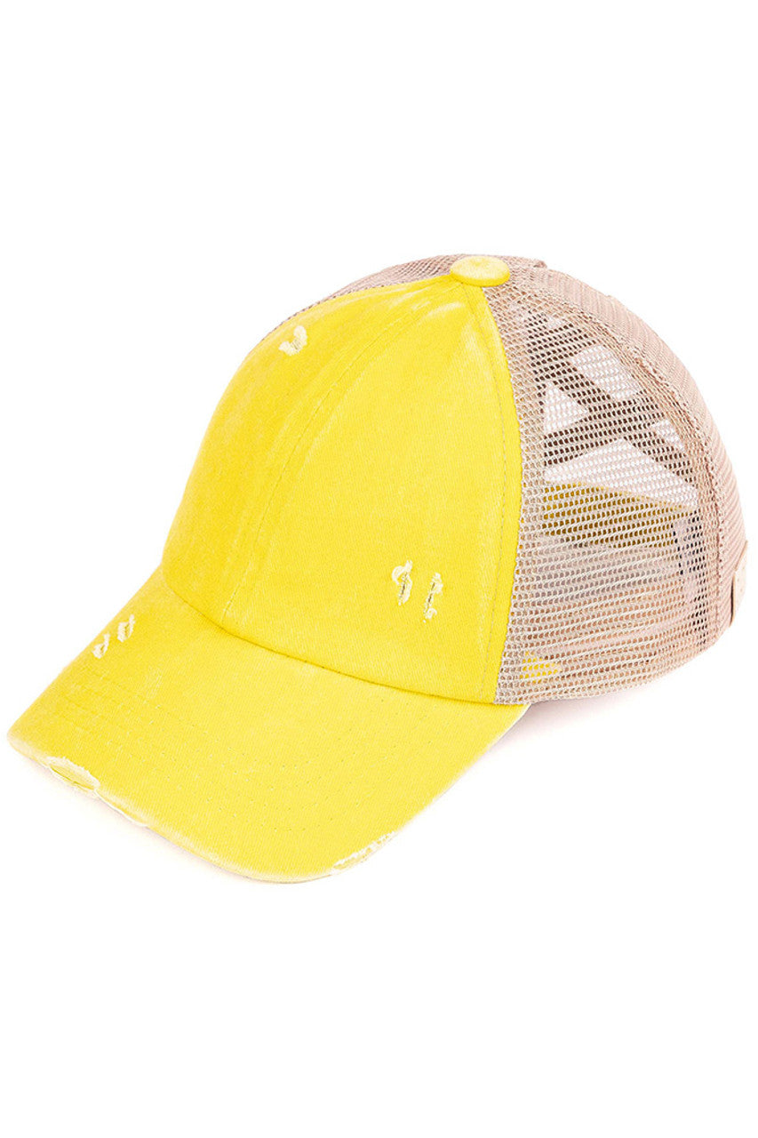 Lemon C.C Kids Baseball Pony Cap combines classic sporty style with practical design tailored for children. Featuring an adjustable strap for a secure fit and a ponytail opening, it offers comfort and convenience for active kids. Crafted from durable materials, this cap provides sun protection while allowing breathability, making it ideal for outdoor play and sports activities. Its versatile design complements casual outfits, ensuring your child stays stylish and comfortable throughout the day.