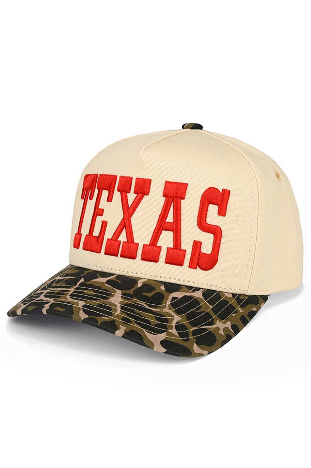 Leopard C.C TEXAS Embroidered Cotton Baseball Cap combines classic style with durable comfort. Crafted from high-quality cotton, this cap provides breathability and a soft feel, making it an ideal choice for everyday wear. The detailed Texas embroidery adds a distinctive, authentic touch, perfect for showing state pride or enhancing casual outfits. Its adjustable strap ensures a secure, customized fit for all-day comfort. This cap is a versatile accessory that blends functionality with timeless design.