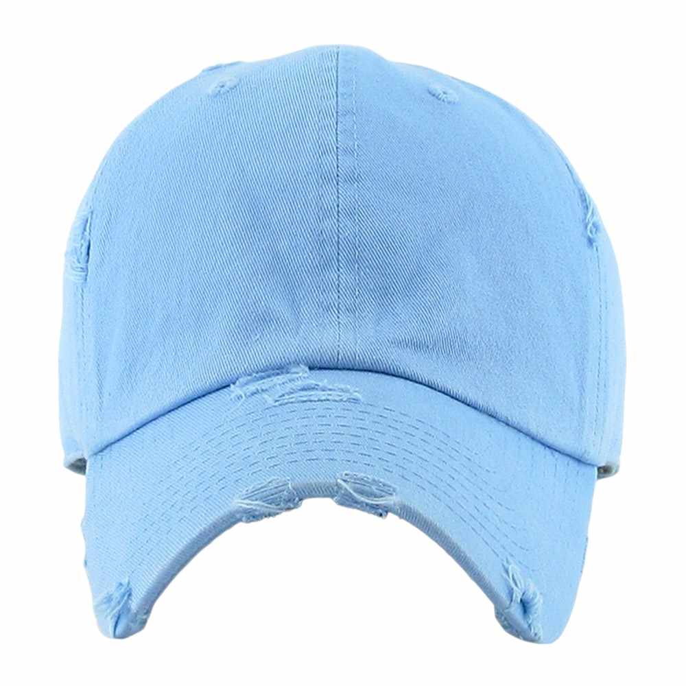Light-Blue Solid Vintage Baseball Cap blends classic design with expert craftsmanship for a refined, durable accessory. Made from high-quality materials, it ensures a comfortable, secure fit suitable for daily wear. Its minimalist, solid color design complements a range of styles, while the vintage finish adds subtle character. Perfect for those seeking both timeless appeal and reliable performance in a baseball cap.