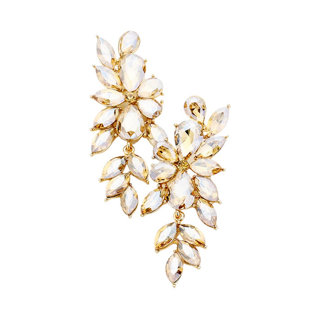 Light Col Topaz Crystal Marquise Dangle Evening Earrings, these stunning Evening Earrings offer a sophisticated look that will make any occasion special. Perfect for a night out or a special occasion! An excellent choice for wearing with any outfit. These beautifully designed earrings are suitable as gifts for wives, and mothers.