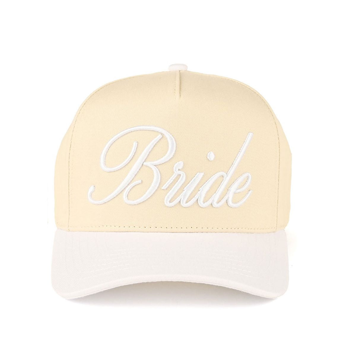 Light PInk CC Beanie “Bride” Letter Embroidered Two-Tone Trucker Hat Baseball Cap features elegant embroidered lettering with a chic two-tone design, making it perfect for bridal events and celebrations. The classic trucker style offers breathable comfort and an adjustable fit for all-day wear.