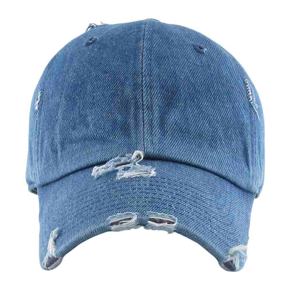 Denim Solid Vintage Baseball Cap blends classic design with expert craftsmanship for a refined, durable accessory. Made from high-quality materials, it ensures a comfortable, secure fit suitable for daily wear. Its minimalist, solid color design complements a range of styles, while the vintage finish adds subtle character. Perfect for those seeking both timeless appeal and reliable performance in a baseball cap.