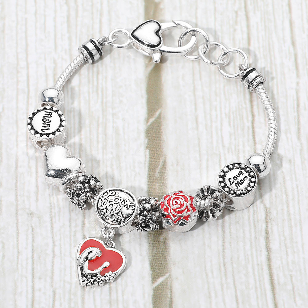 Antique Silver, Red