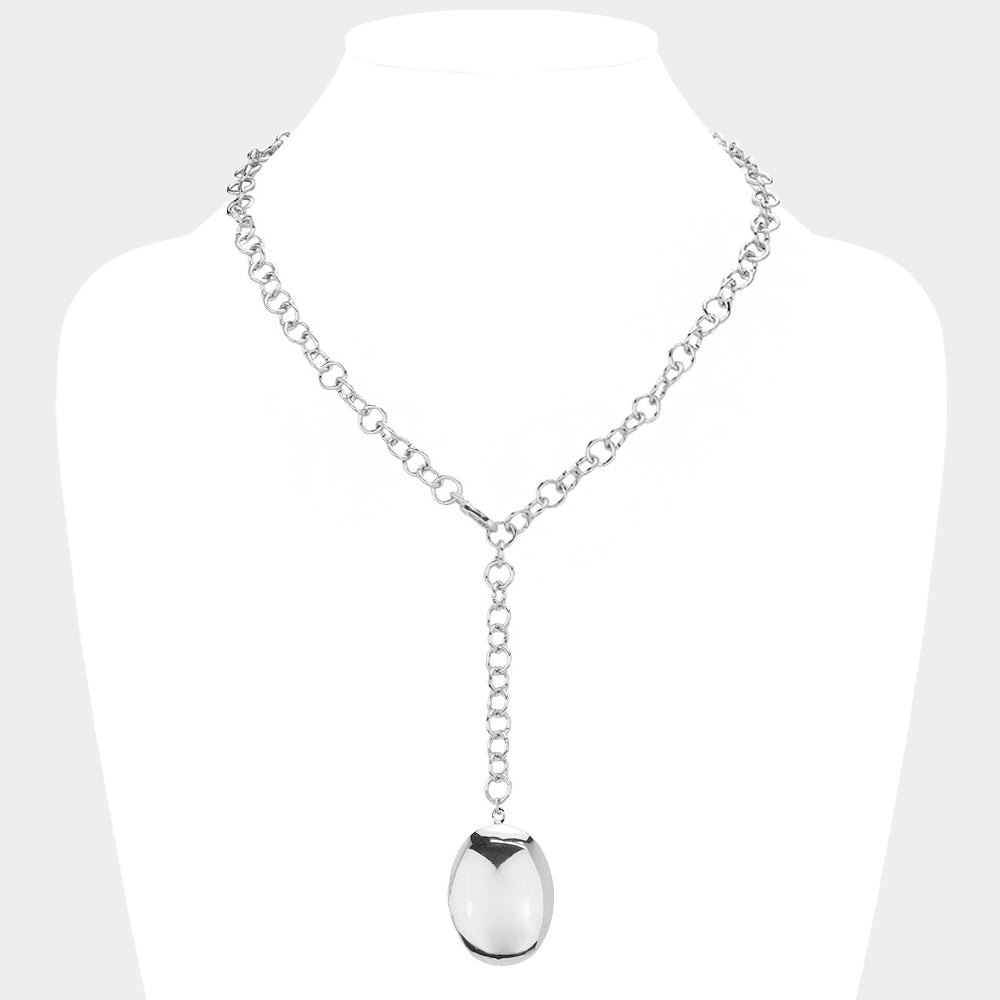 Madeline Love White Gold SECRET BOX_Locket Pendant Necklace - Necklaces