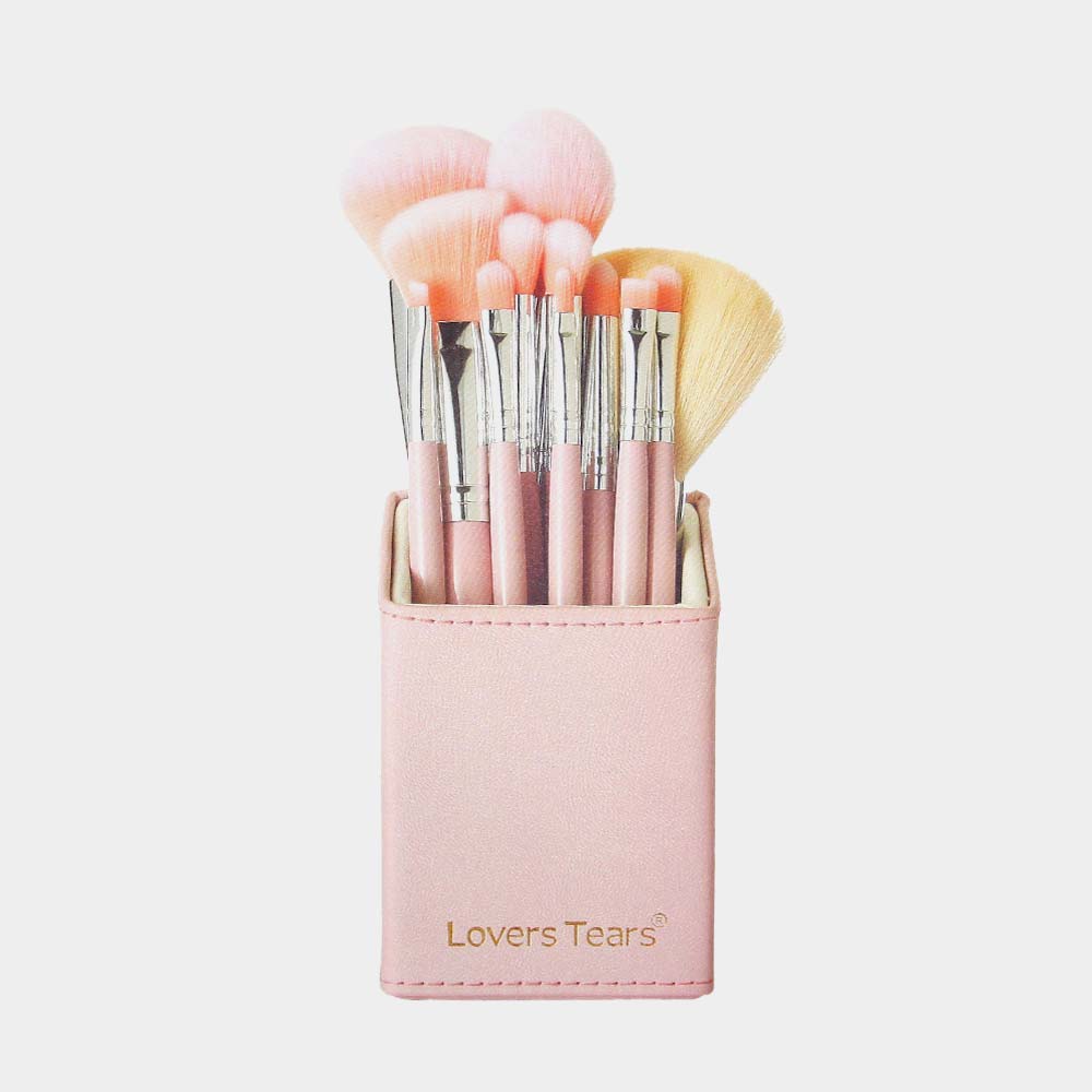 Madeline Love Pink 12PCS - Brushes and Holder Set - Beauty & Cosmetics