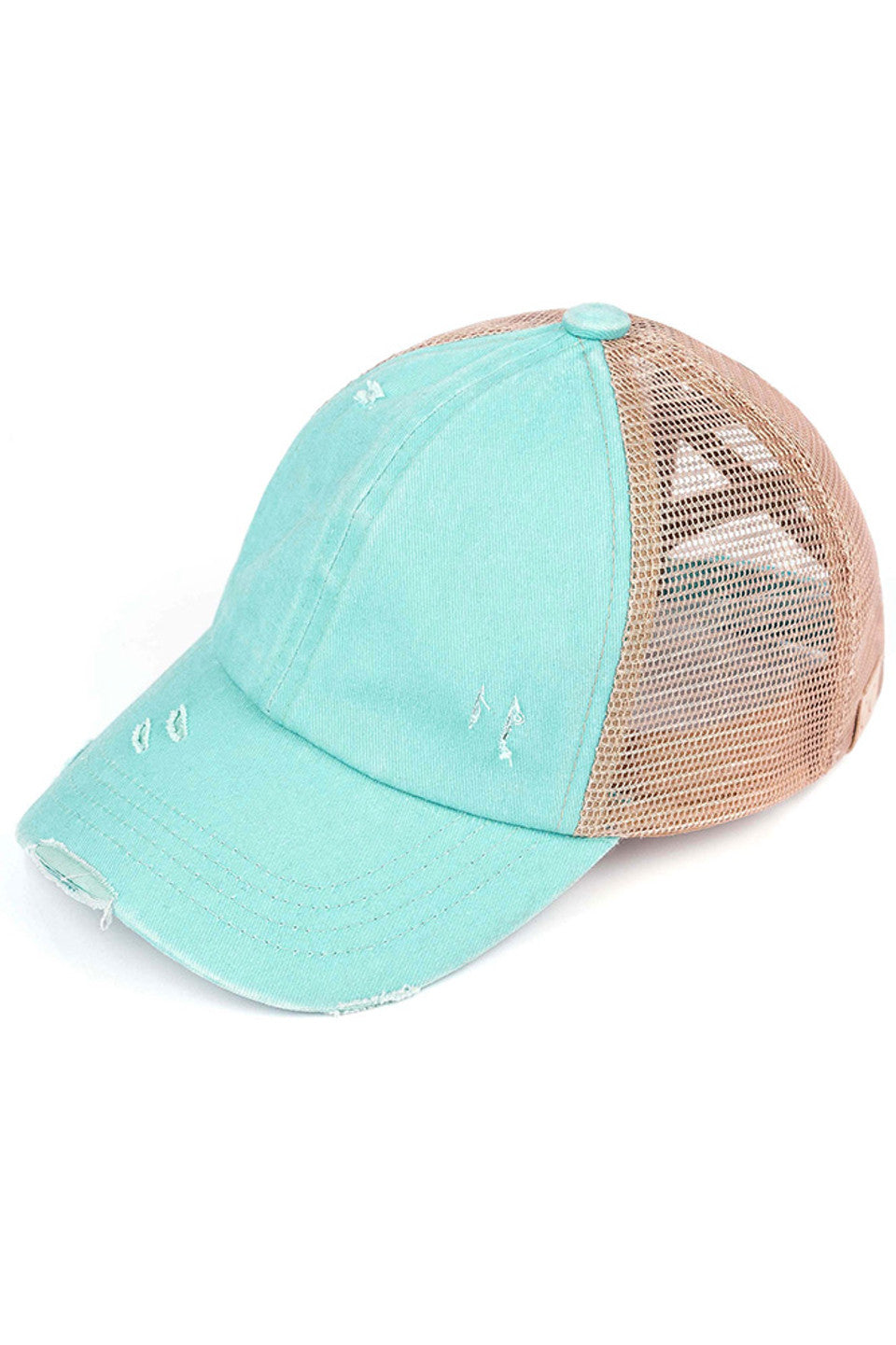 Mint C.C Kids Baseball Pony Cap combines classic sporty style with practical design tailored for children. Featuring an adjustable strap for a secure fit and a ponytail opening, it offers comfort and convenience for active kids. Crafted from durable materials, this cap provides sun protection while allowing breathability, making it ideal for outdoor play and sports activities. Its versatile design complements casual outfits, ensuring your child stays stylish and comfortable throughout the day.