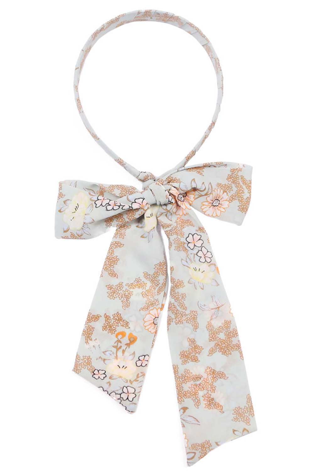 Mint Elevate your everyday look with this charming floral print headband featuring an integrated ponytail design. Crafted from 100% polyester, it offers a comfortable, lightweight fit that works for any occasion from casual outings to active days. The vibrant floral pattern adds a touch of feminine style while keeping your hair neatly secured. One size fits most, making it a versatile accessory for anyone seeking effortless elegance and practicality.