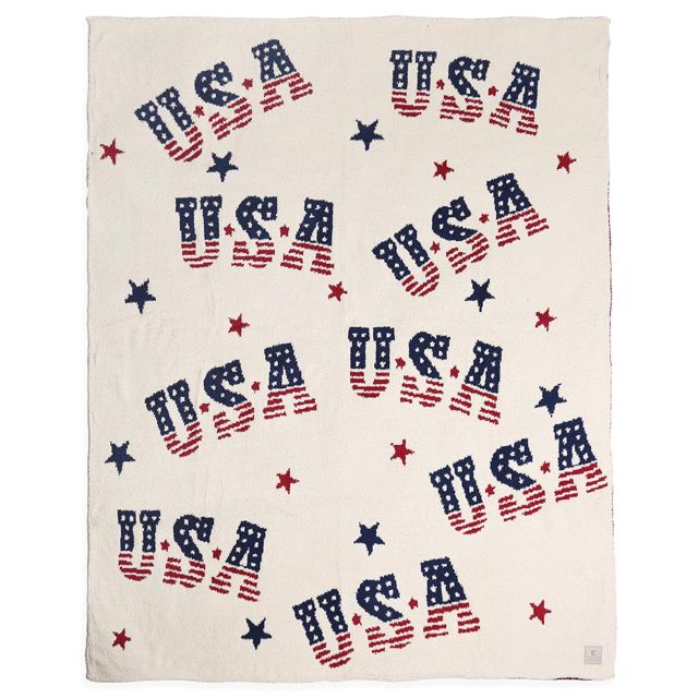 Multi Celebrate comfort and patriotism with this USA Stars Throw Blanket, featuring a bold stars-and-stripes design that adds a classic touch to any room. Soft, cozy, and lightweight, it’s perfect for relaxing on the sofa, layering on your bed, or using during outdoor events and gatherings.
