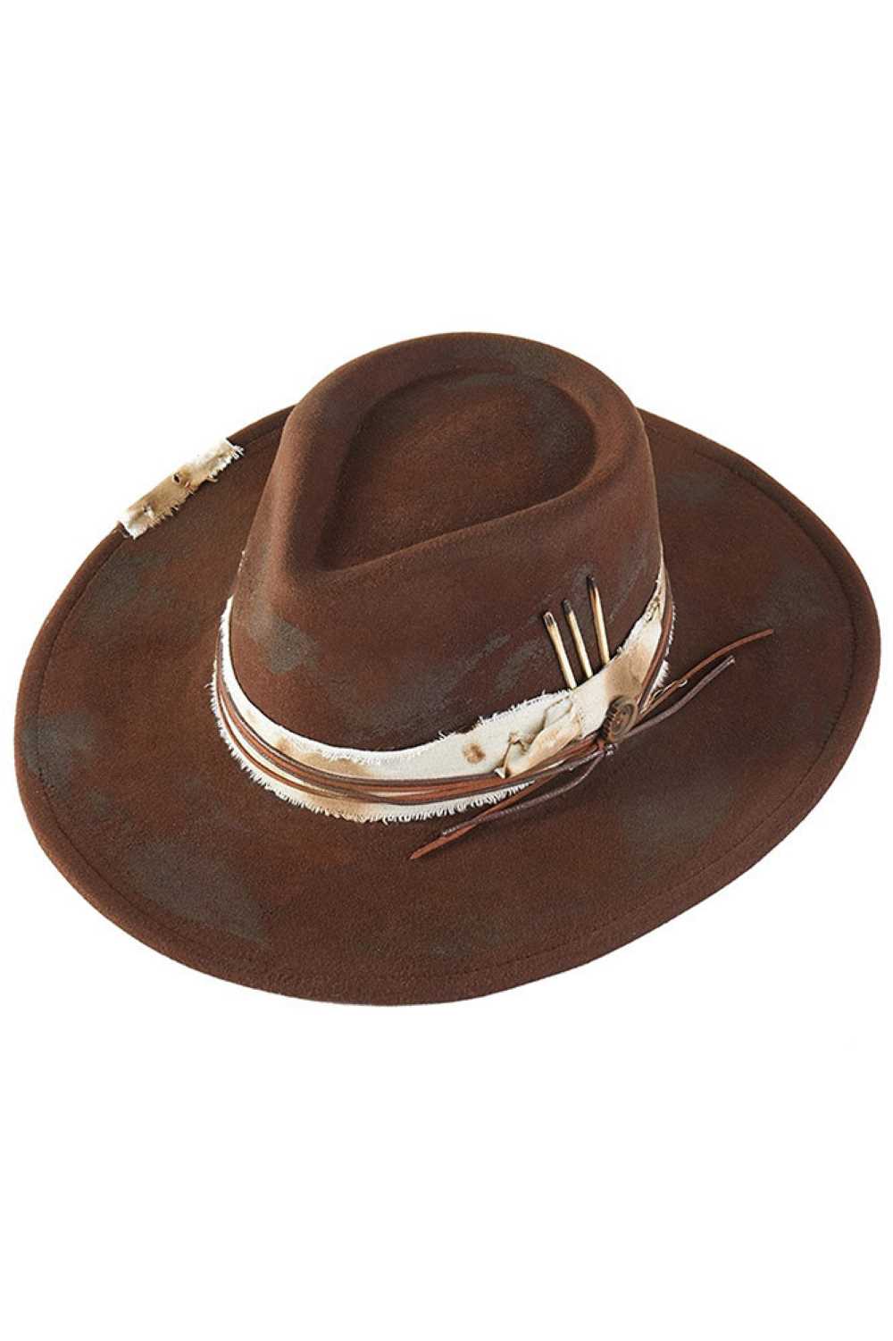 Multi Two iconic looks, one hat! This Cowboy Hat's flexible brim allows for effortless shaping, letting you wear it as a classic cowboy hat or style it as a contemporary fedora.