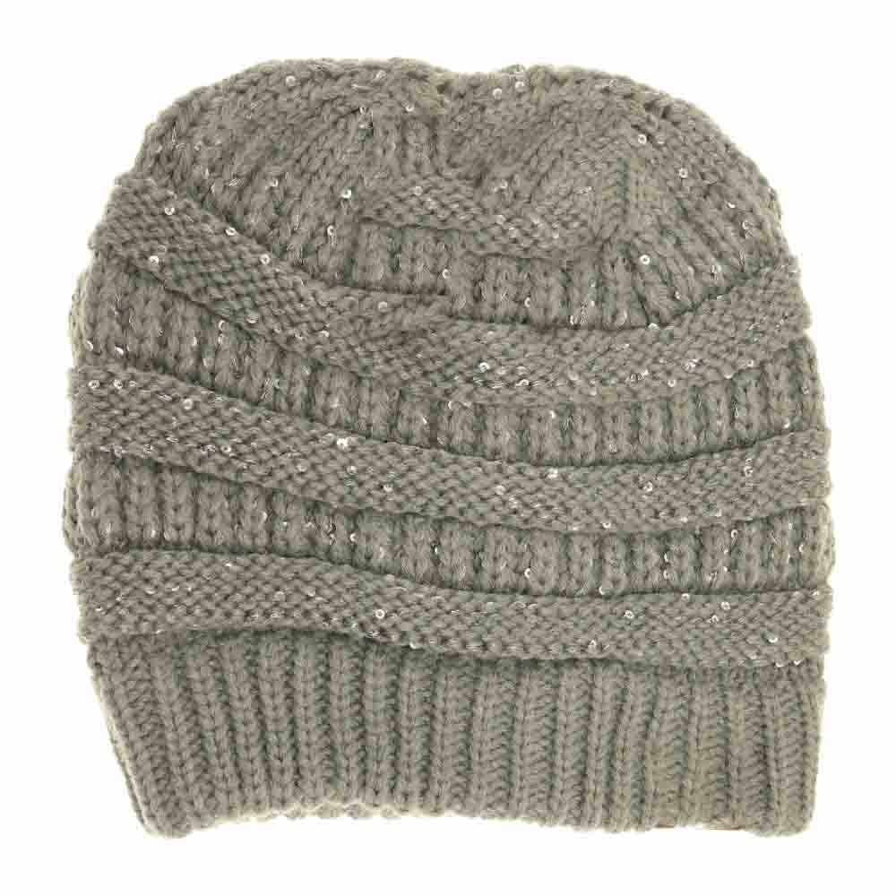 NaturalGrey Sequin CC Tail Beanie expertly blends functionality with fashionable detail. Crafted from soft, insulating materials, it ensures warmth during colder seasons. The subtle sequin embellishments add a refined shimmer without overwhelming the design, while the distinctive tail silhouette offers a contemporary edge. Perfect for those seeking sophisticated winter headwear that performs as well as it looks.