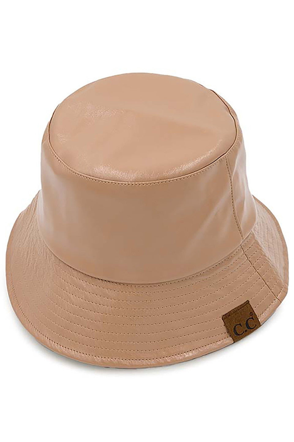 Nude C.C Vegan Leather Bucket Hat offers a stylish and cruelty-free option for sun protection. Made from premium vegan leather, this hat provides both fashion and functionality. Keep your head cool and protected while making an ethical choice.