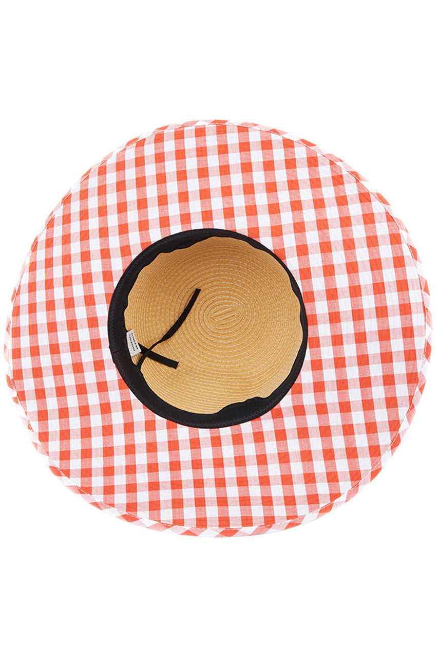 Orange C.C SUN HAT is a must-have for sun protection. Made with high-quality materials, this hat provides UPF 50+ protection to shield you from harmful UV rays. With its stylish design, it's perfect for outdoor activities and everyday wear. Stay safe and fashionable with the C.C SUN HAT.