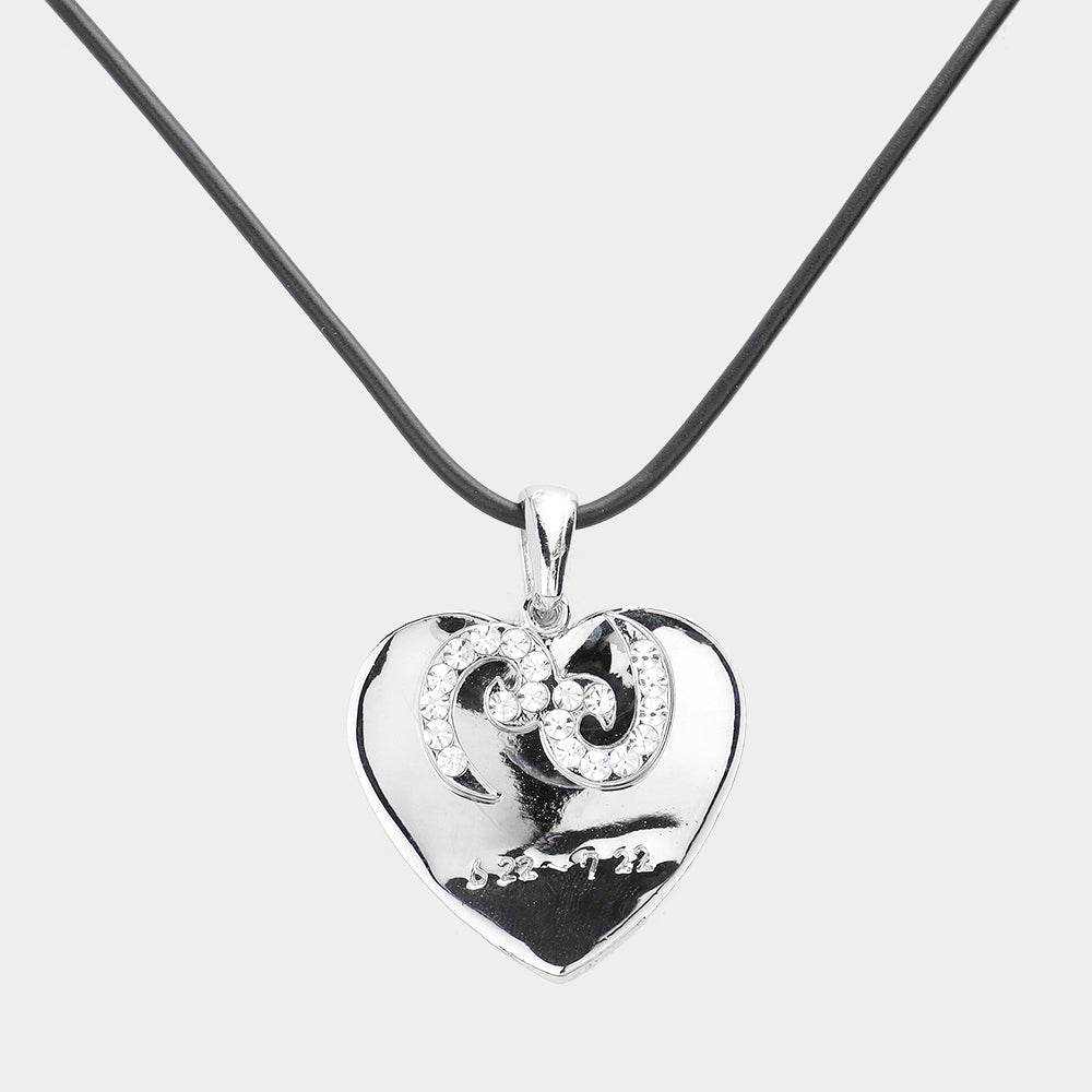 Madeline Love Silver Cancer- Zodiac Heart Layered Pendant Necklace - Necklaces
